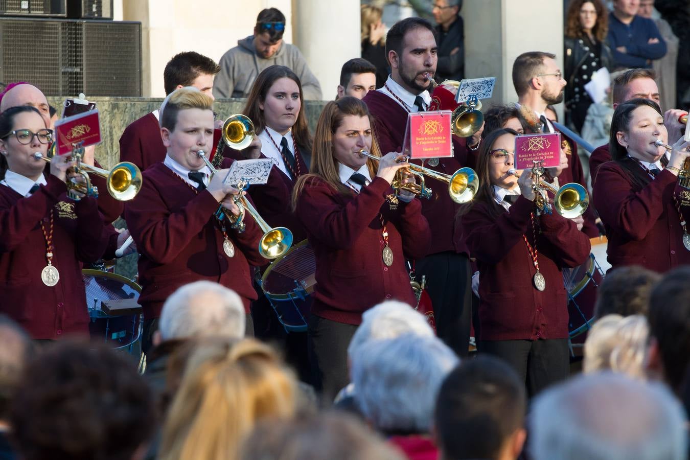 Bandas de Palencia, Tarragona y Alcalá participan con la de la Flagelación en su X Certamen Nacional de Bandas 'Ciudad de Logroño'