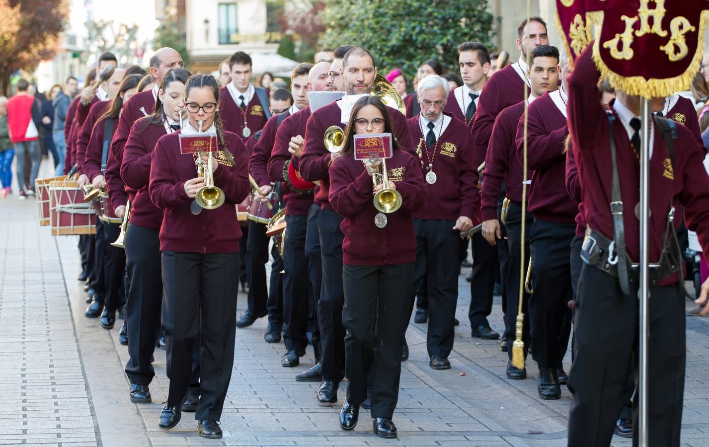 Bandas de Palencia, Tarragona y Alcalá participan con la de la Flagelación en su X Certamen Nacional de Bandas 'Ciudad de Logroño'