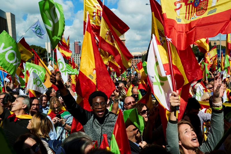 Fotos: Vox en Barcelona: Incidentes y varios detenidos independentistas