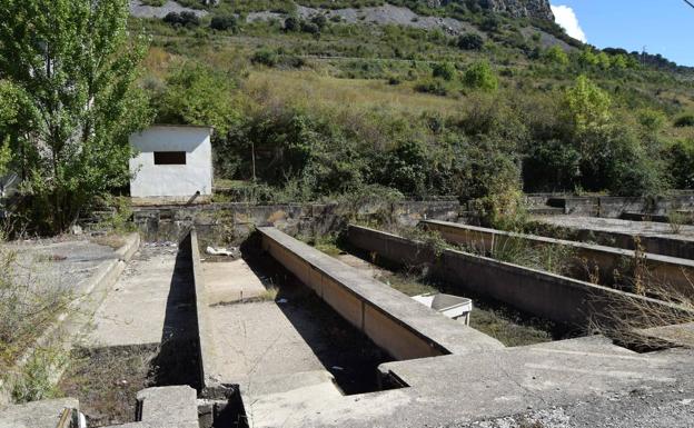 La CHE ordena la demolición de la vieja piscifactoría de Torrecilla