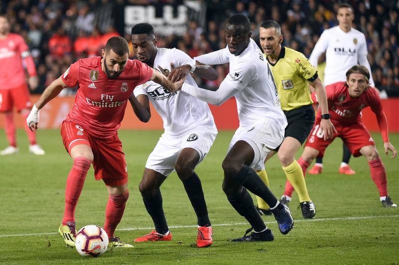 El Valencia y el Real Madrid se enfrentaron en Mestalla en la 30ª jornada de Liga.