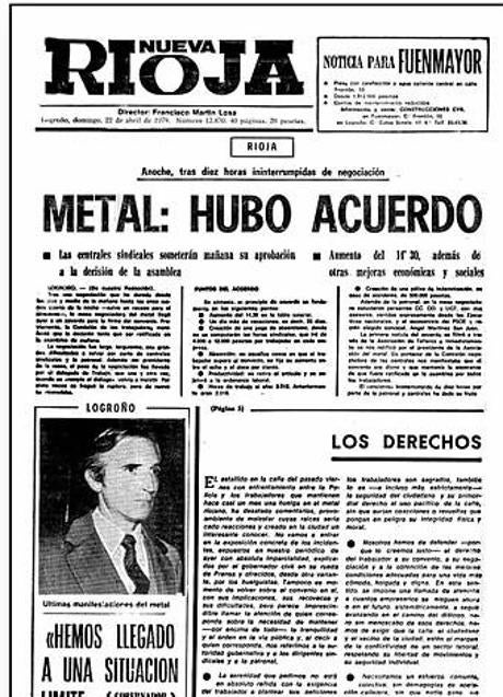 Imagen - La huelga terminó el 7 de mayo de 1979 al ratificar la asamblea por mayoría el preacuerdo alcanzado.