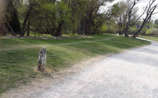 #Andestaba: poste en el parque del Iregua