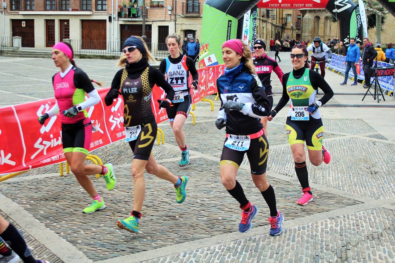 Más de 200 deportistas participaron en el duatlón de Santo Domingo