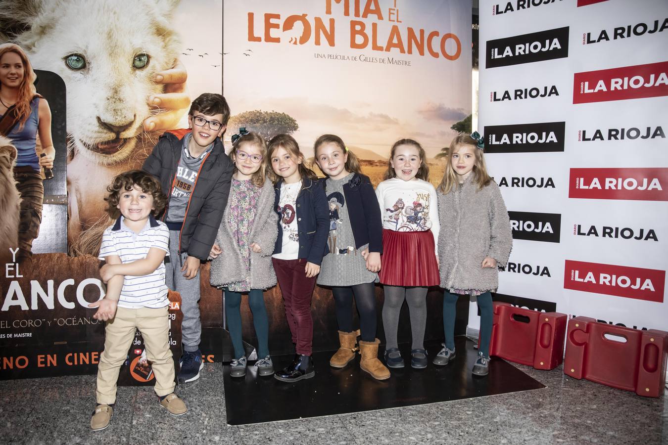 180 suscritores disfrutaron, en exclusiva, del preestreno de la película familiar 'Mia y el león blanco', que se proyectó en los Cines Yelmo de Logroño