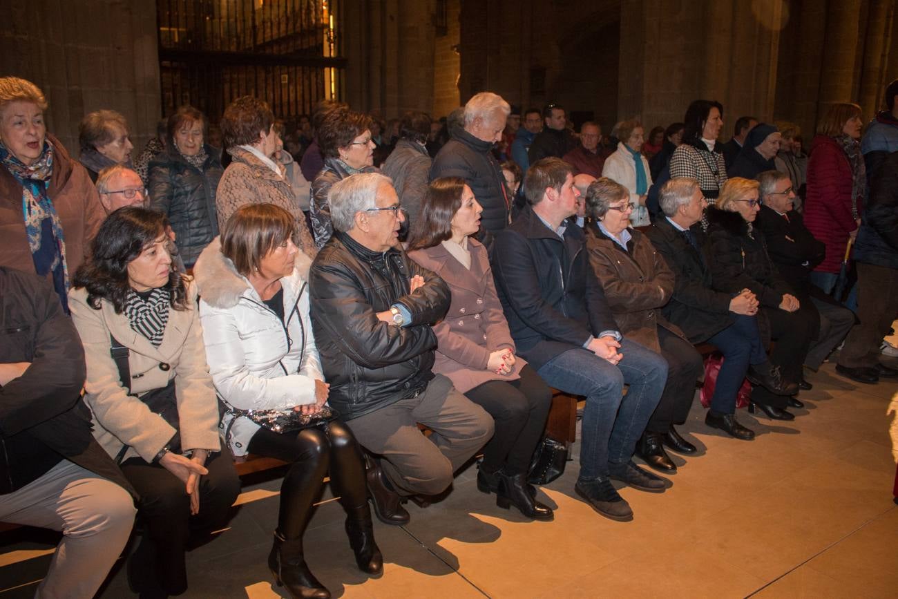 Despedida de las reliquias de Santo Domingo de la Calzada y reapertura al público de la cripta de la catedral tras los trabajos realizados en ella por el artista internacional Marko Rupnik