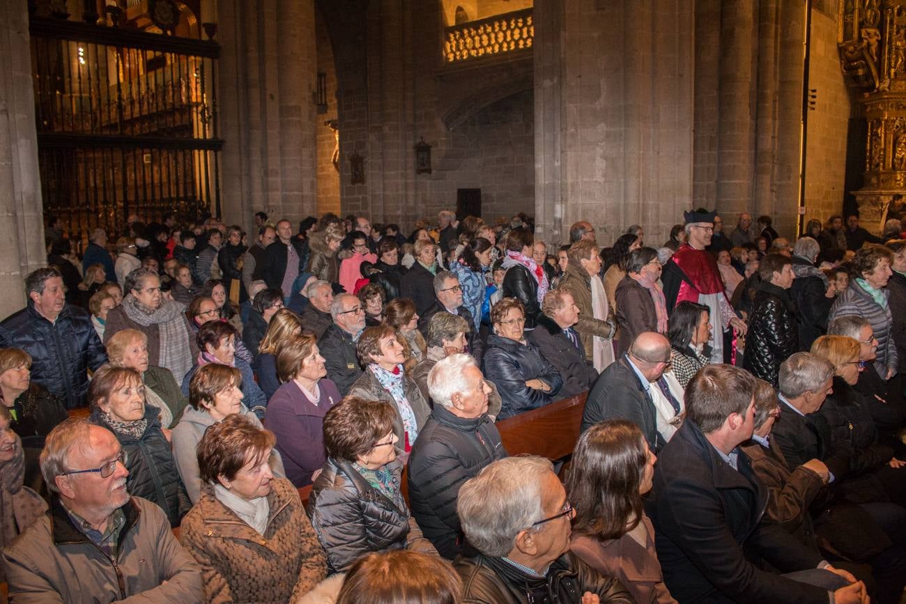 Despedida de las reliquias de Santo Domingo de la Calzada y reapertura al público de la cripta de la catedral tras los trabajos realizados en ella por el artista internacional Marko Rupnik