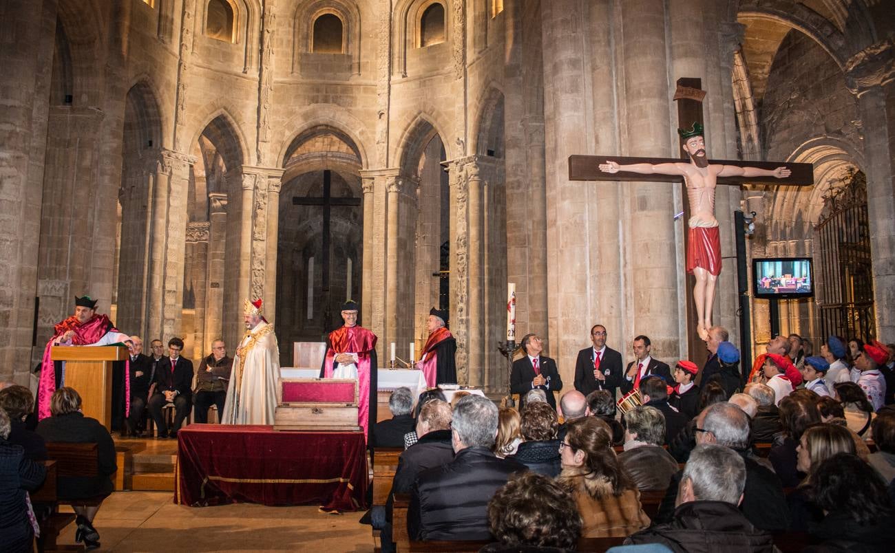 Despedida de las reliquias de Santo Domingo de la Calzada y reapertura al público de la cripta de la catedral tras los trabajos realizados en ella por el artista internacional Marko Rupnik