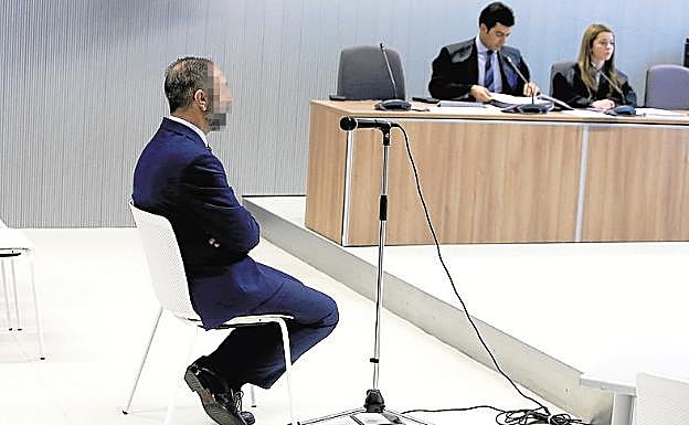 Miguel Muñoz, durante el juicio celebrado en la Audiencia 