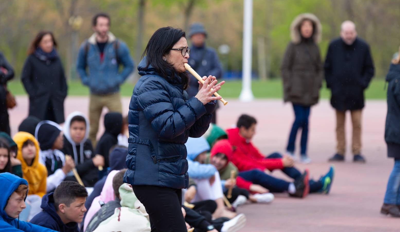 Fotos: Escolares riojanos celebran Musiqueando en el parque San Miguel de Logroño