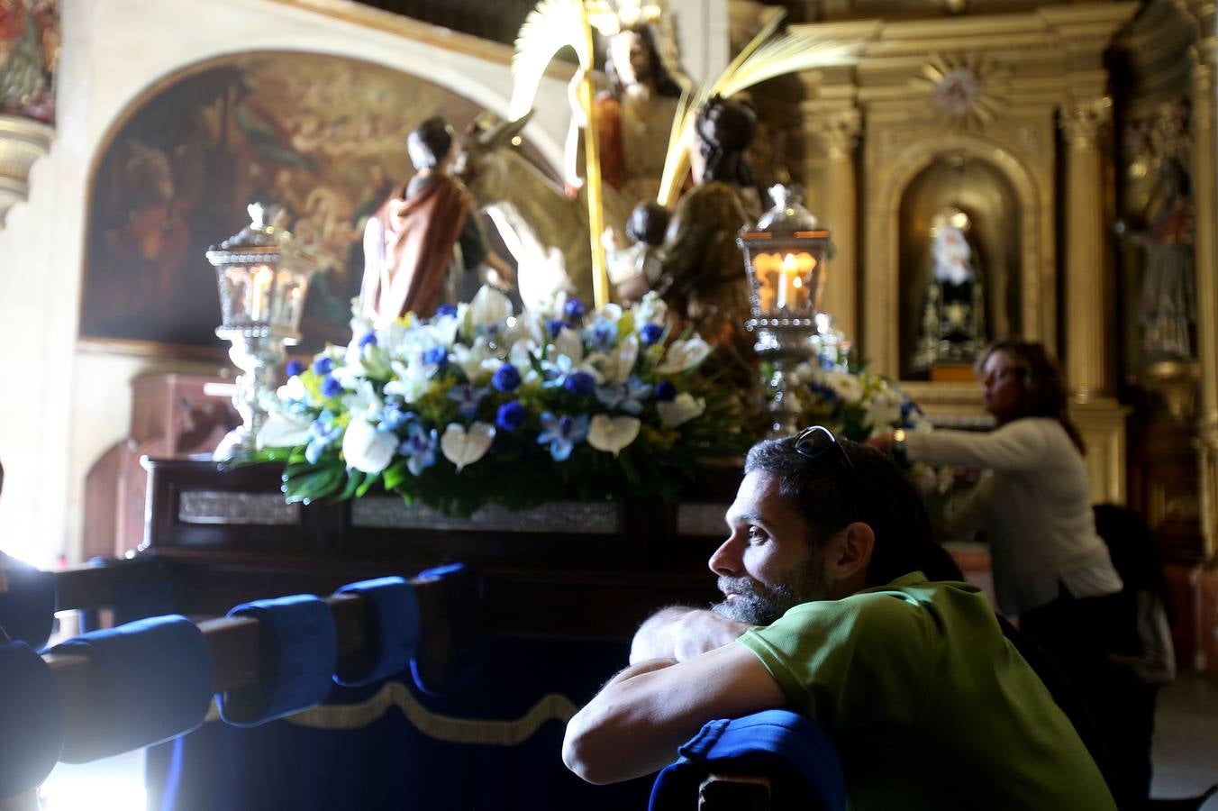 Fotos: La Borriquita se prepara la para la procesión