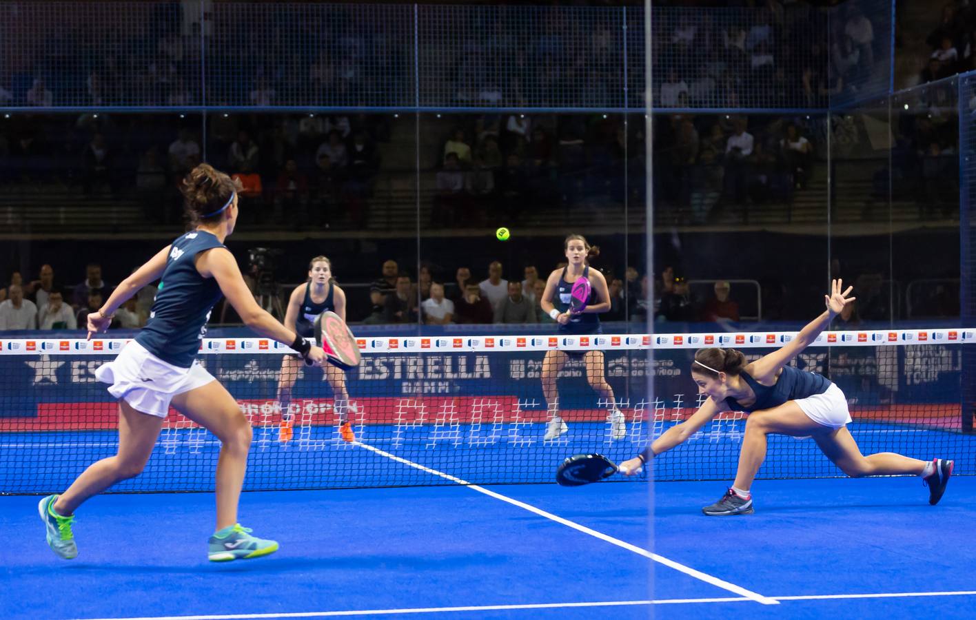 Fotos: Eli Amatriain y su parreja Patty Llaguno se despiden del Logroño Open World Padel Tour