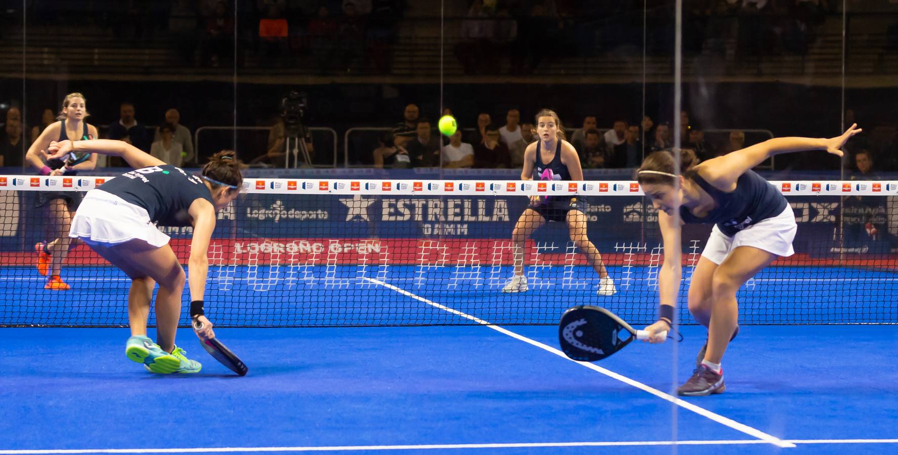 Fotos: Eli Amatriain y su parreja Patty Llaguno se despiden del Logroño Open World Padel Tour