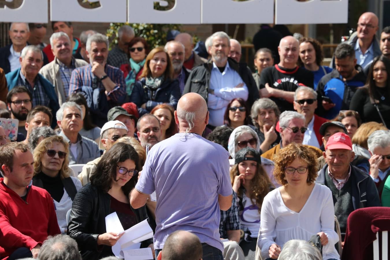 Fotos: Acto electoral de Pablo Iglesias en Nalda