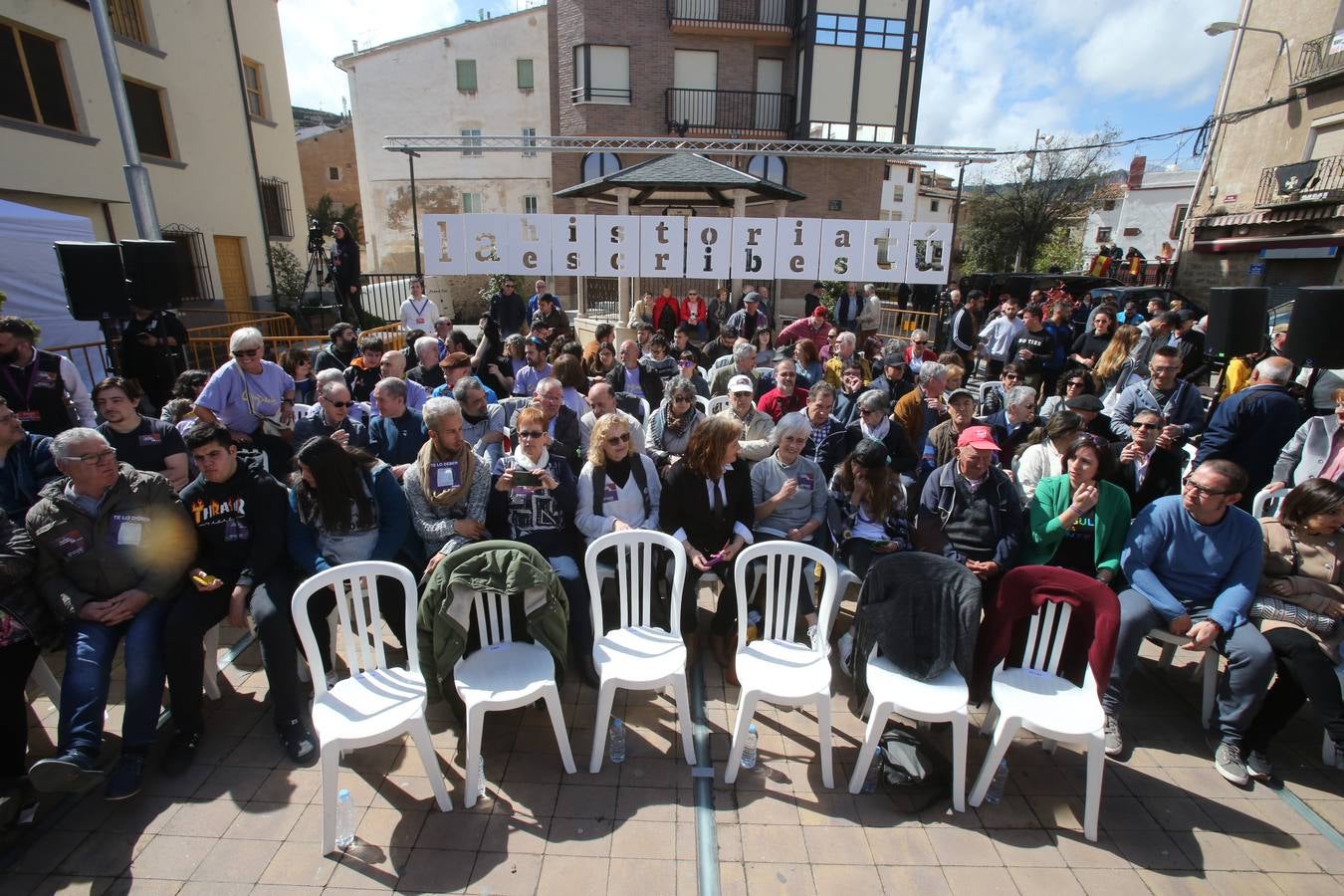 Fotos: Acto electoral de Pablo Iglesias en Nalda