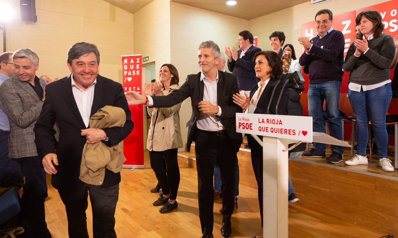 Fotos: Acto electoral de Marlaska en Logroño