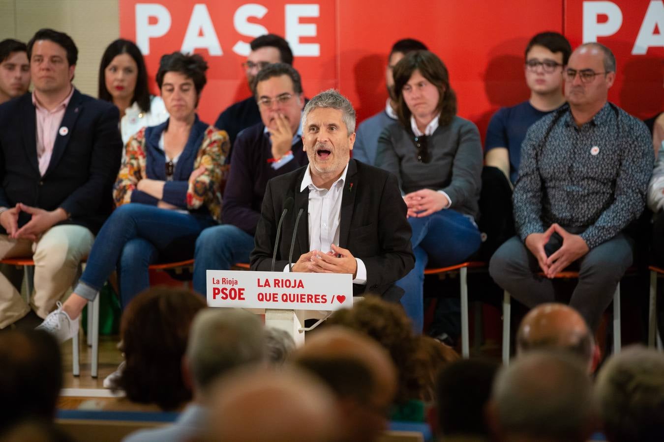 Fotos: Acto electoral de Marlaska en Logroño