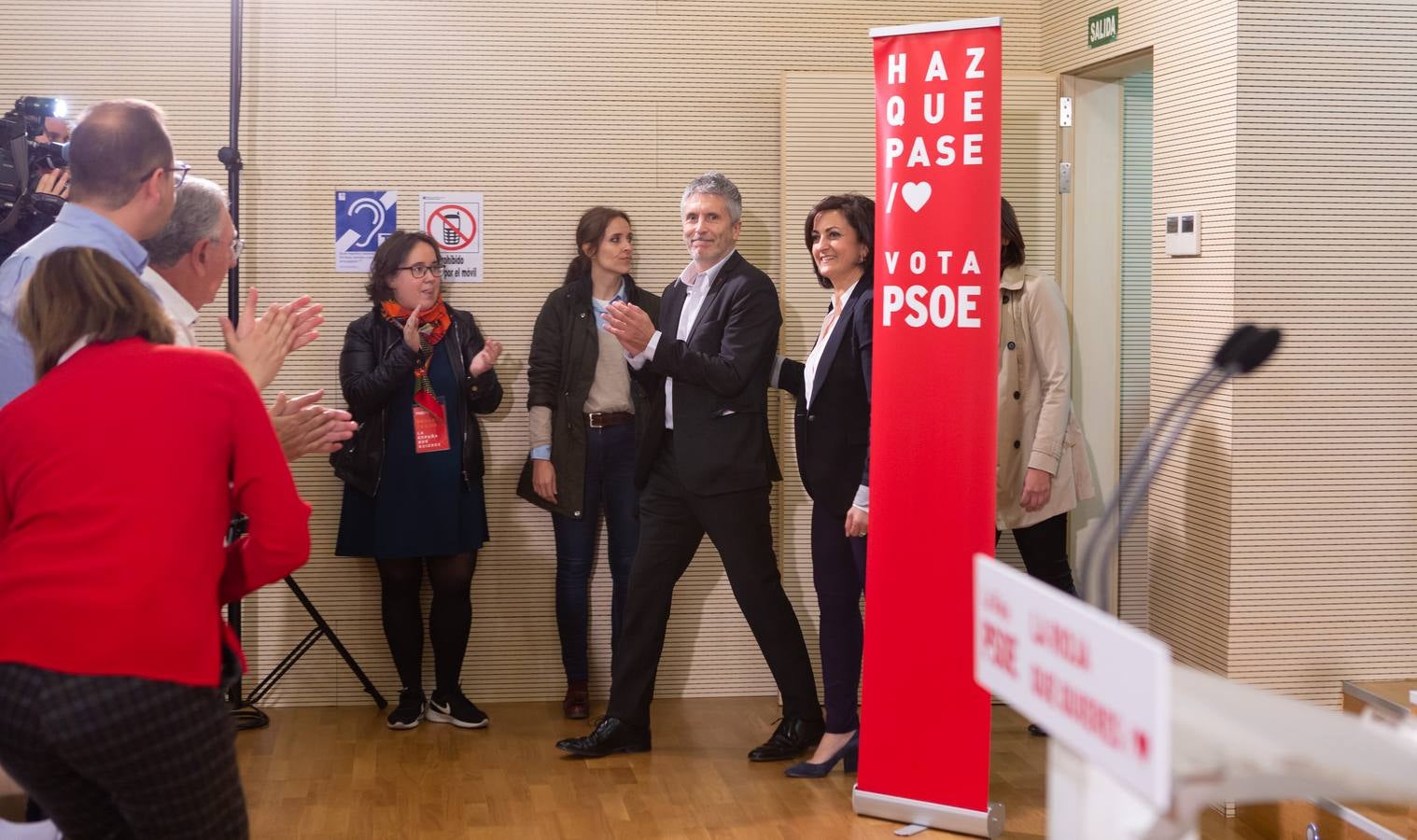 Fotos: Acto electoral de Marlaska en Logroño