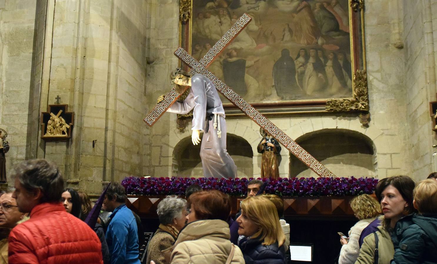 Fotos: Suspendida la procesión del Calvario de Logroño