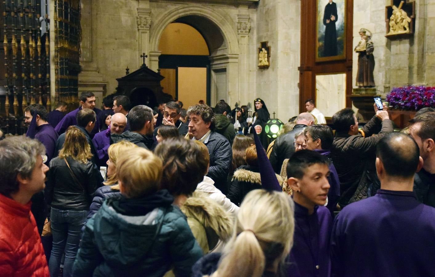 Fotos: Suspendida la procesión del Calvario de Logroño