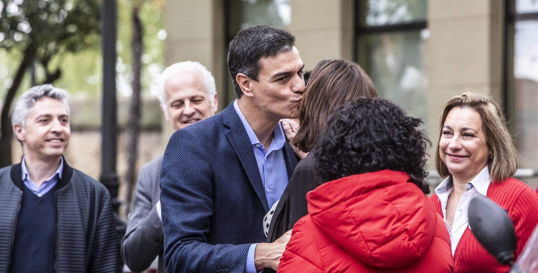 Fotos: Pedro Sánchez, en Logroño