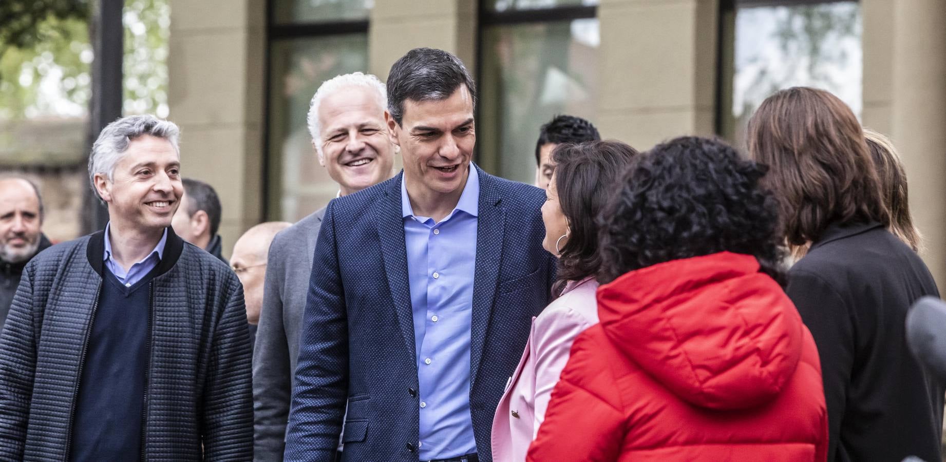 Fotos: Pedro Sánchez, en Logroño