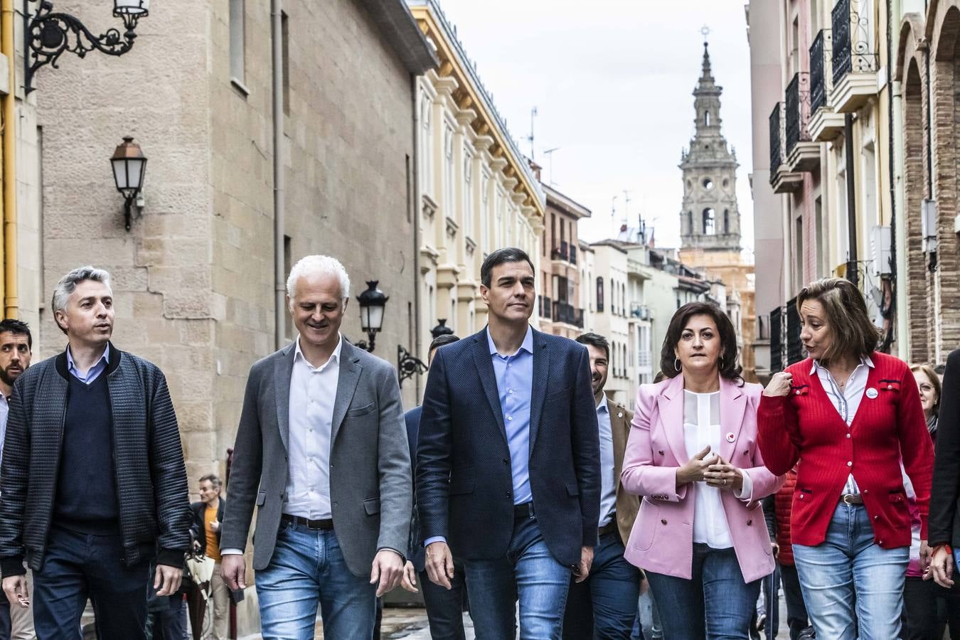 Fotos: Pedro Sánchez, en Logroño