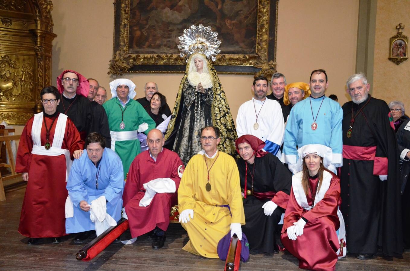 Fotos: Procesión de la Soledad de María en Calahorra