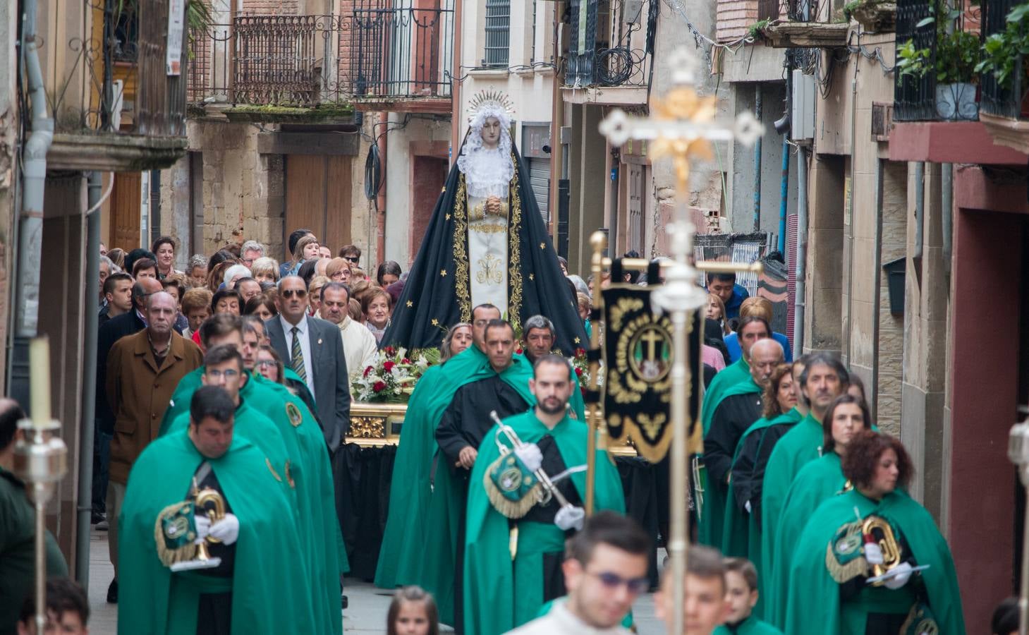 Fotos: Procesión del Resucitado, en Santo Domingo de la Calzada