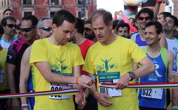 Abel Antón, en la carrera del año pasado.