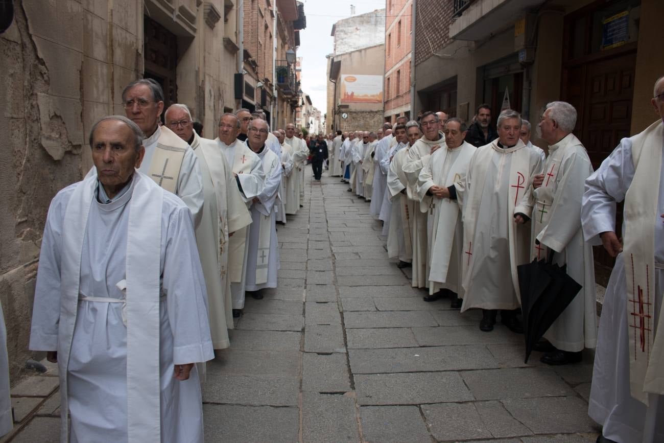 El cardenal Ricardo Blázquez y el obispo Carlos Escribano presidieron la inauguración del Año Jubilar y la apertura de la puerta del Perdón.