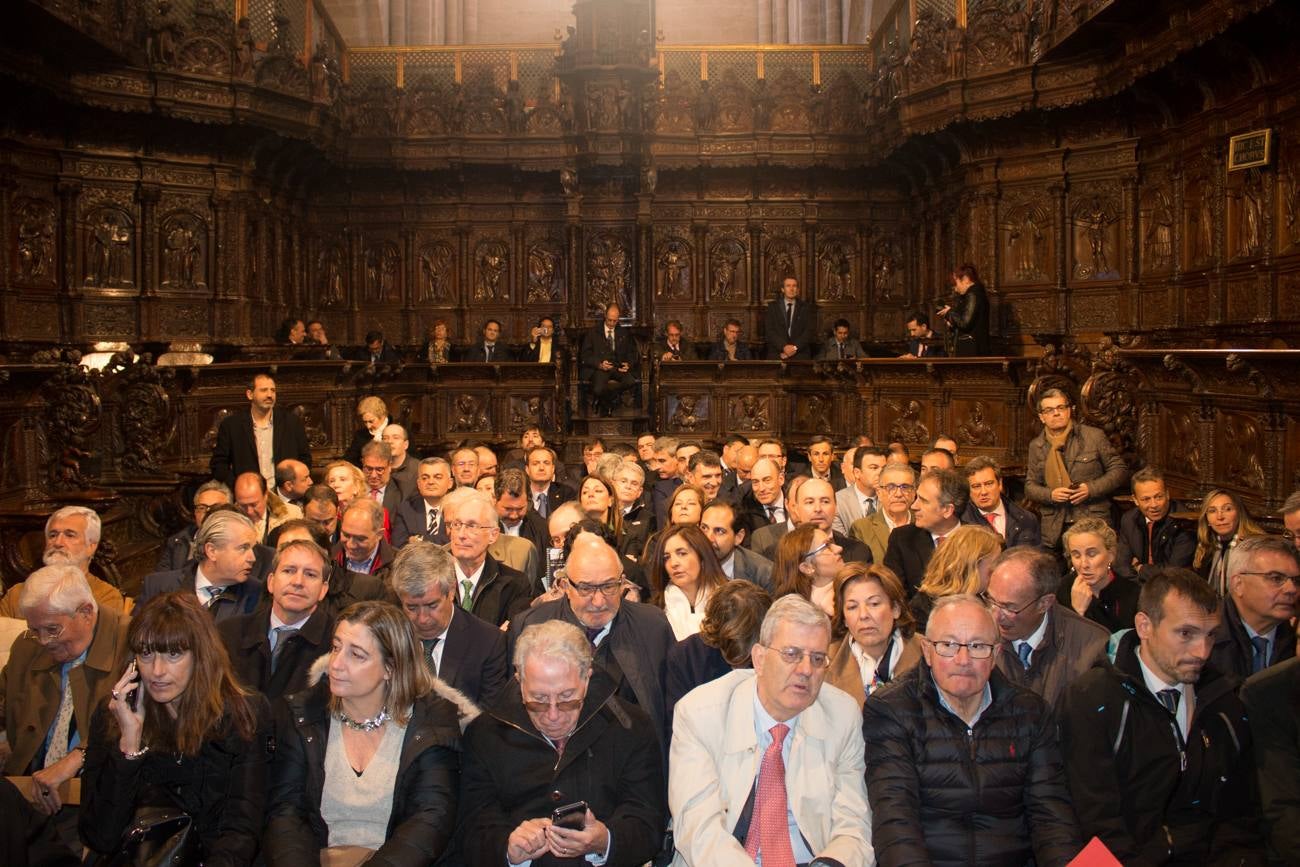 El cardenal Ricardo Blázquez y el obispo Carlos Escribano presidieron la inauguración del Año Jubilar y la apertura de la puerta del Perdón.