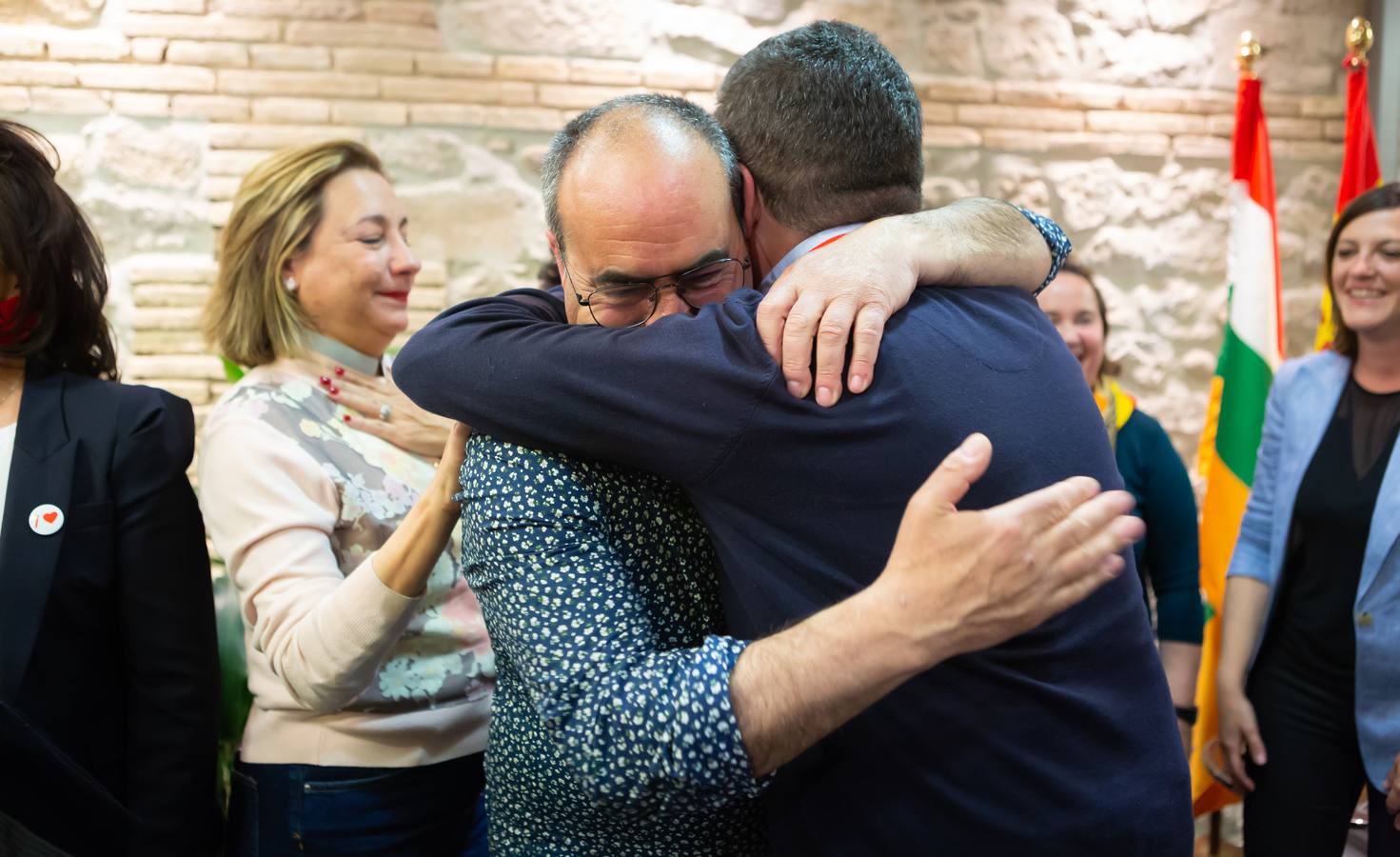 Los socialistas celebraronlos buenos resultados obtenidos 