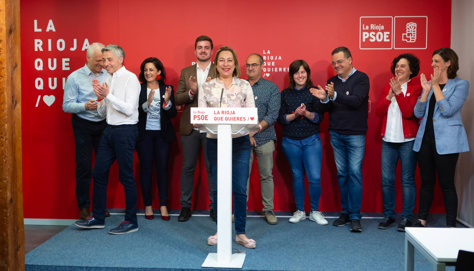 Los socialistas celebraronlos buenos resultados obtenidos 