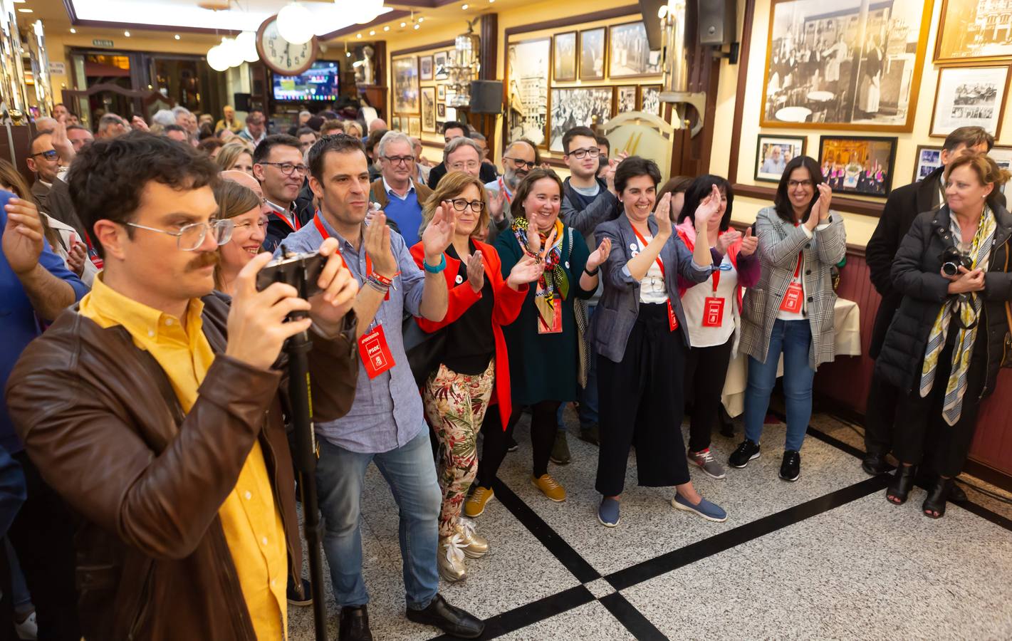 Los socialistas celebraronlos buenos resultados obtenidos 