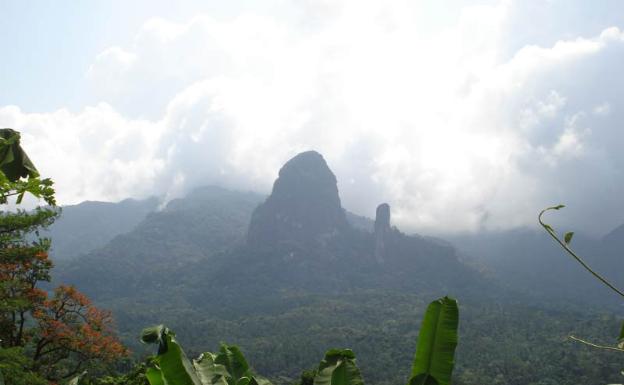 Isla de Príncipe, en el golfo de Guinea (África), lugar del experimento. 