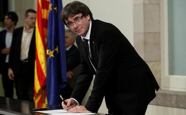 Puigdemont pide a la UE que castigue a España y le deje sin voto en el Consejo