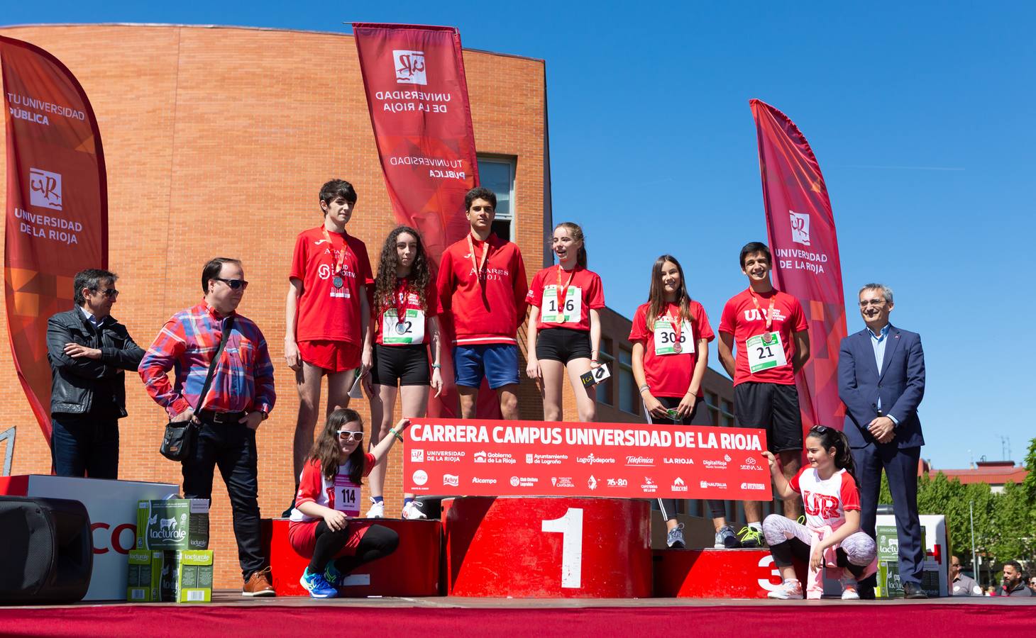 Se celebraron tres pruebas dentro de la carrera