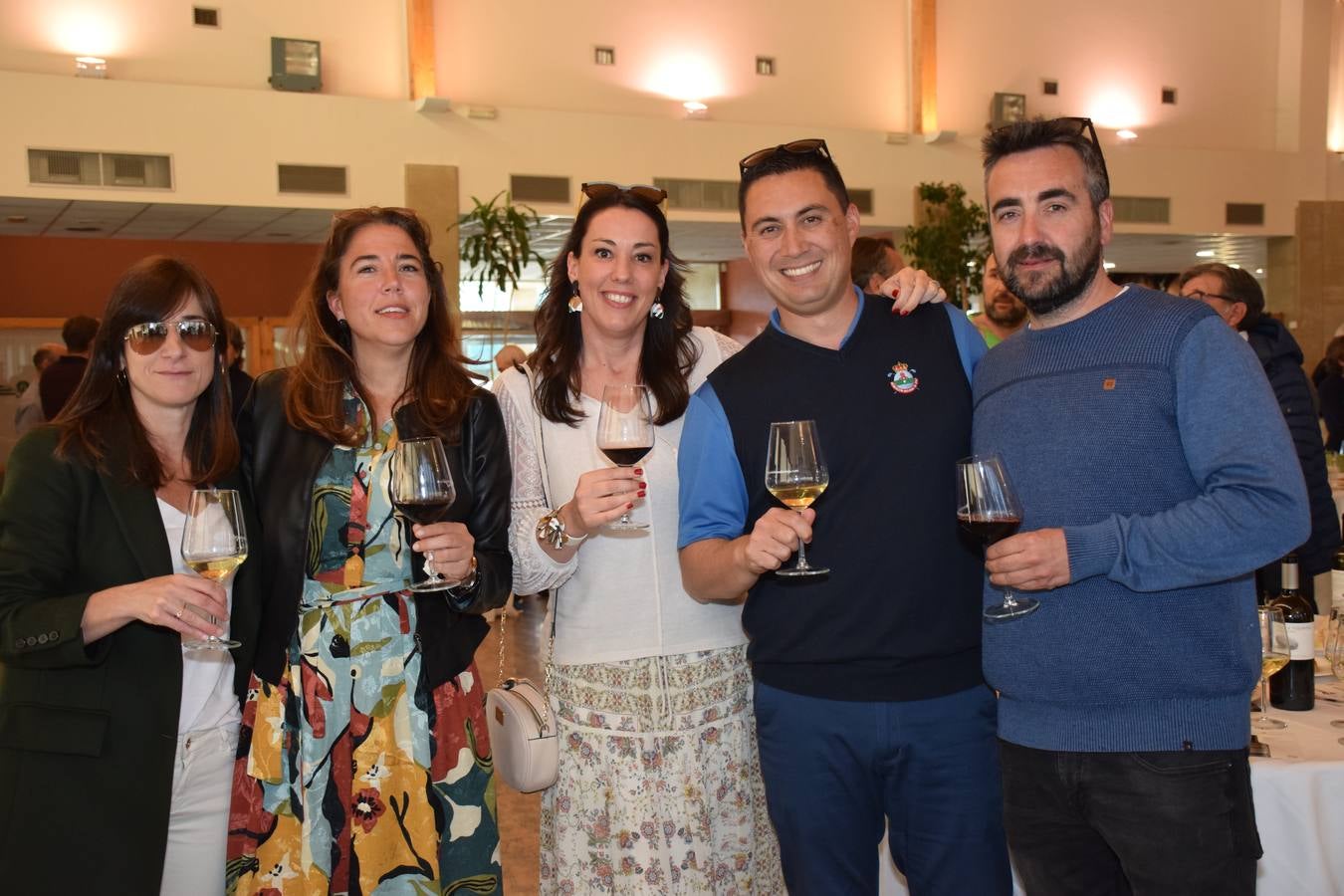 Los participantes en el Torneo Finca Valpiedra, de la Liga de Golf y Vino, disfrutaron de una cata de vinos de la bodega.