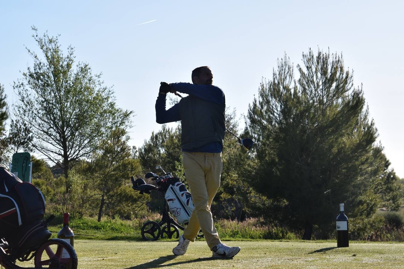 Los jugadores disfrutaron de una estupenda jornada de golf.