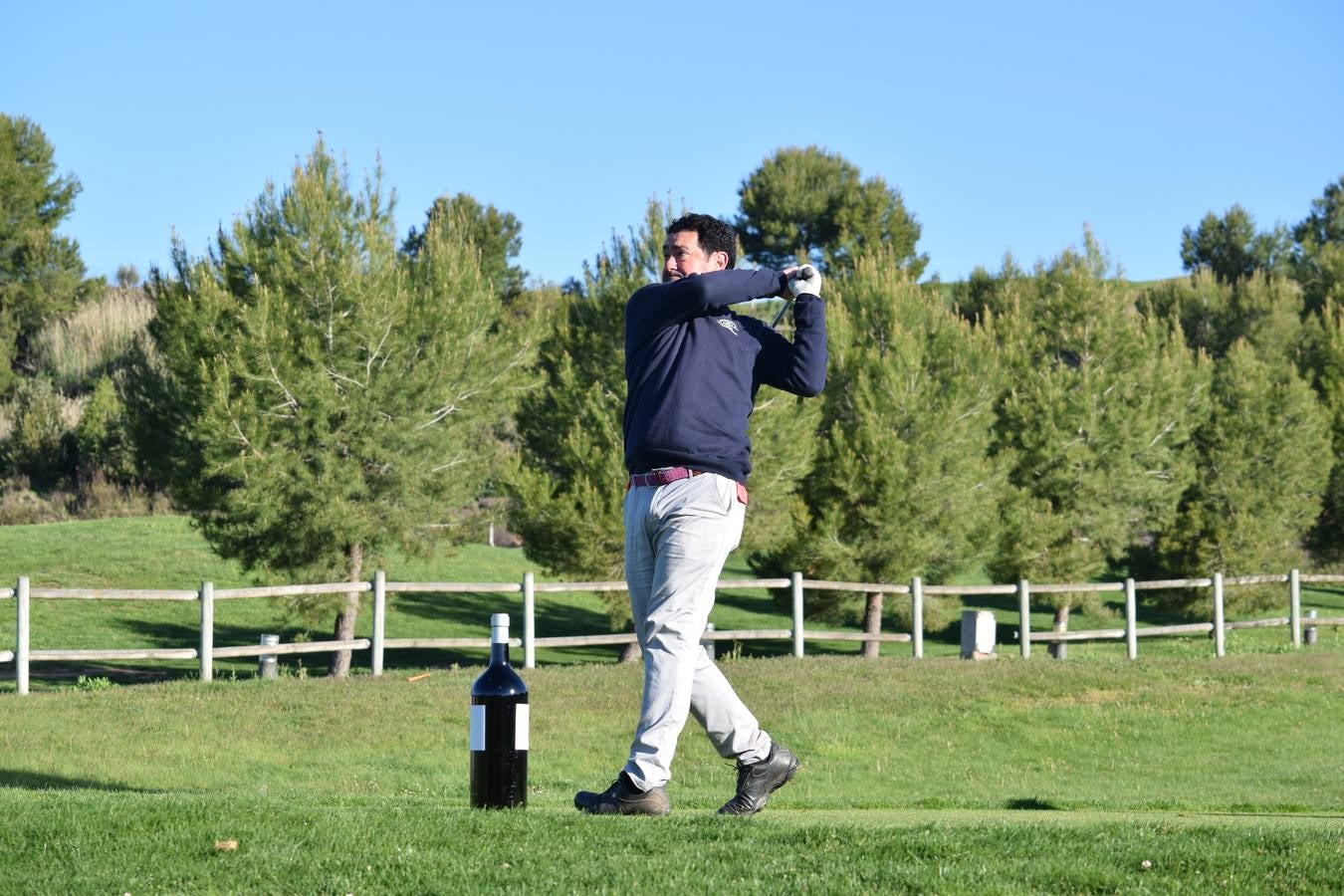 Los jugadores disfrutaron de una estupenda jornada de golf.