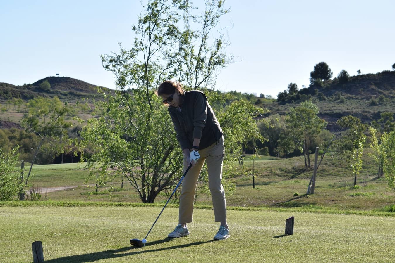 Los jugadores disfrutaron de una estupenda jornada de golf.