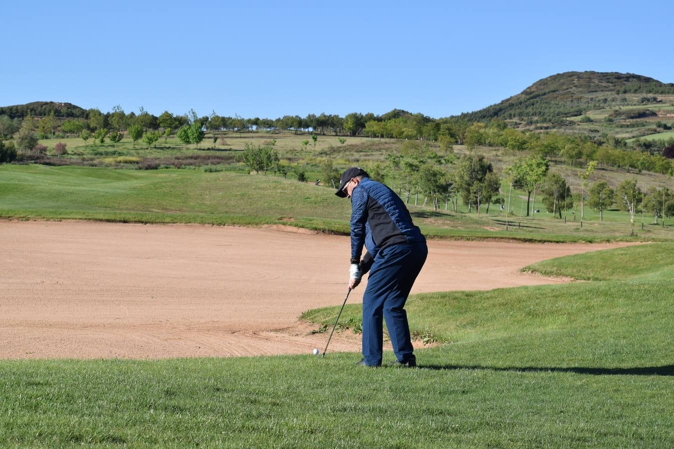 Los jugadores disfrutaron de una estupenda jornada de golf.