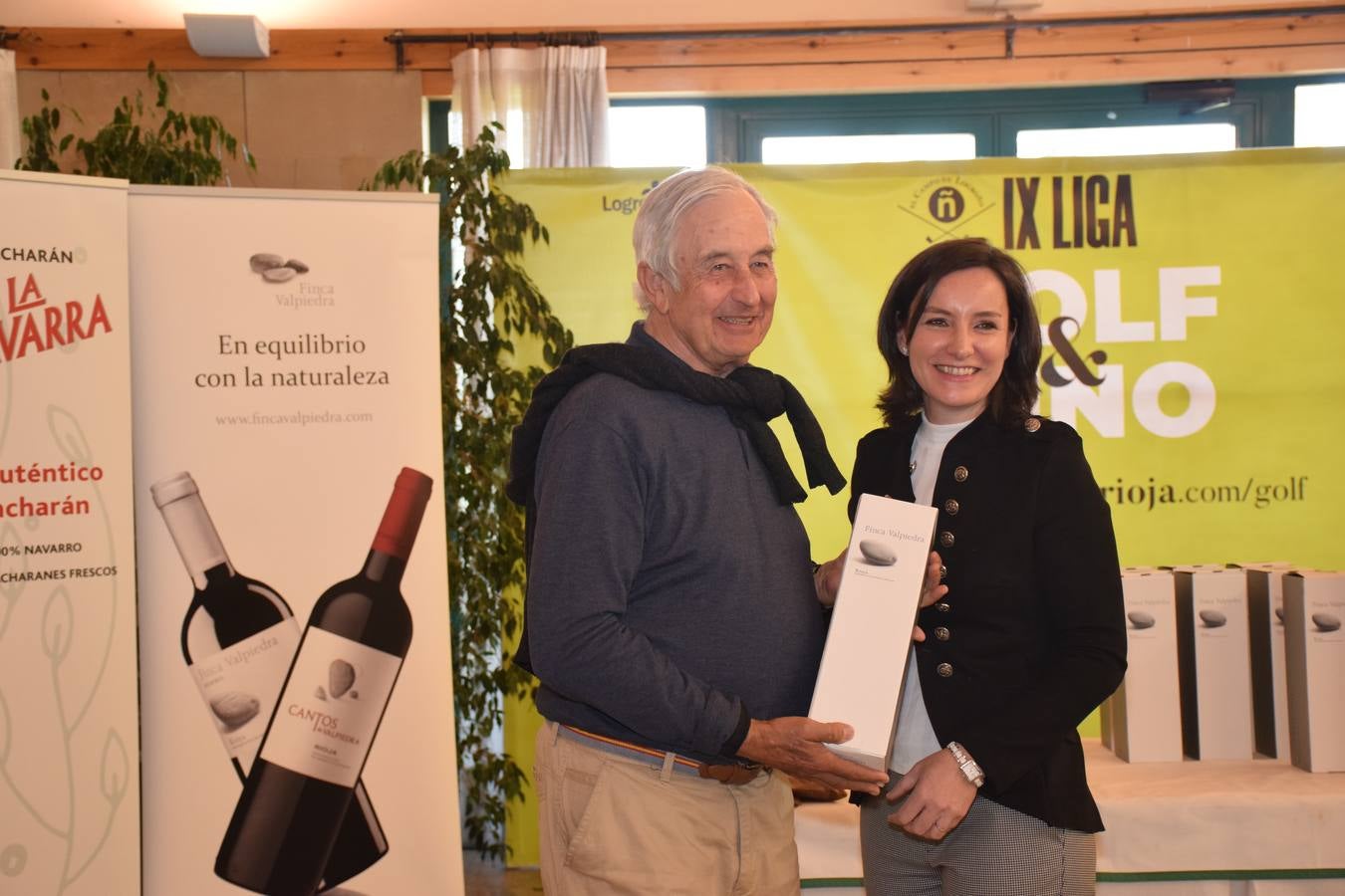 Entrega de premios del Torneo Finca Valpiedra, de la Liga de Golf y Vino.