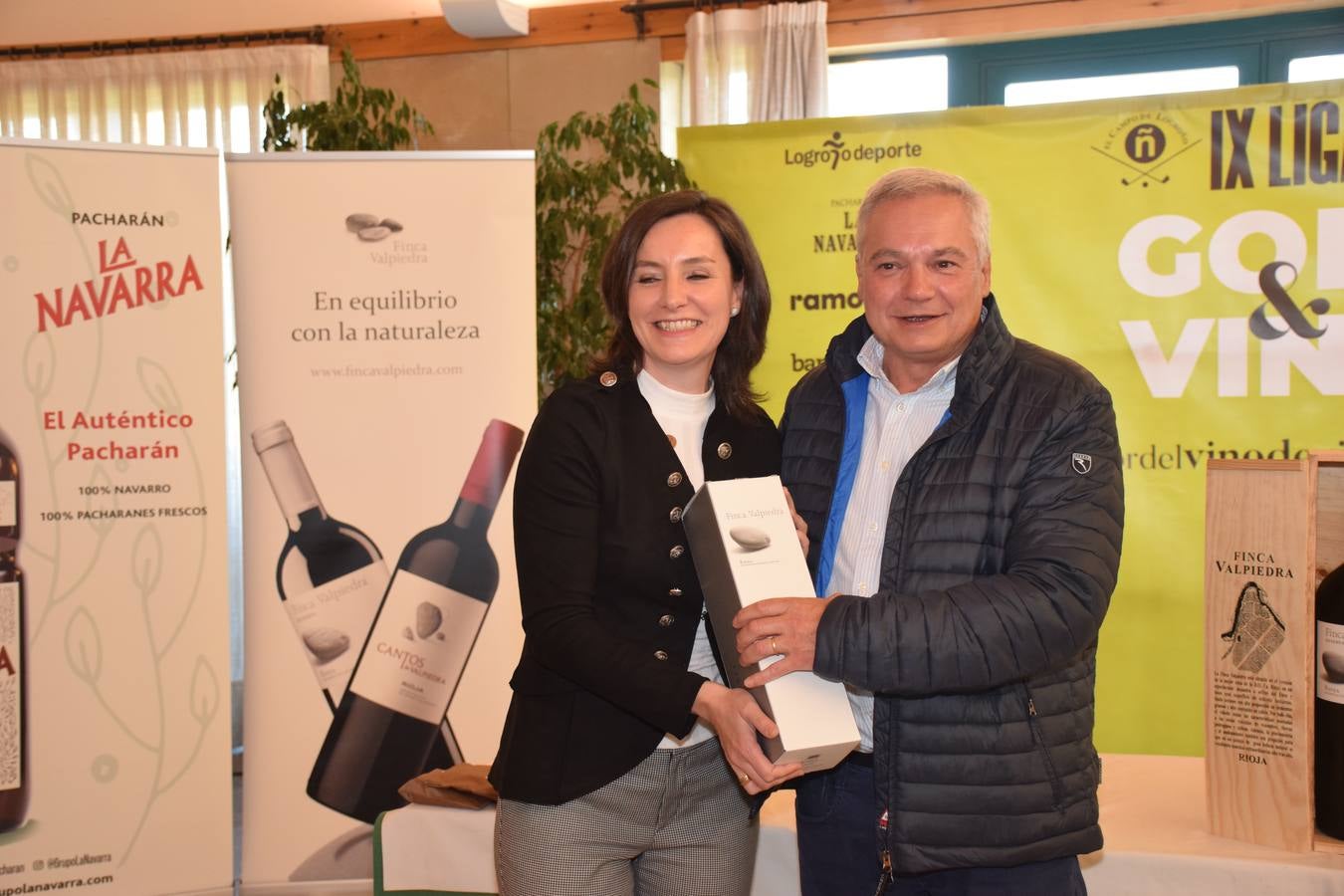 Entrega de premios del Torneo Finca Valpiedra, de la Liga de Golf y Vino.