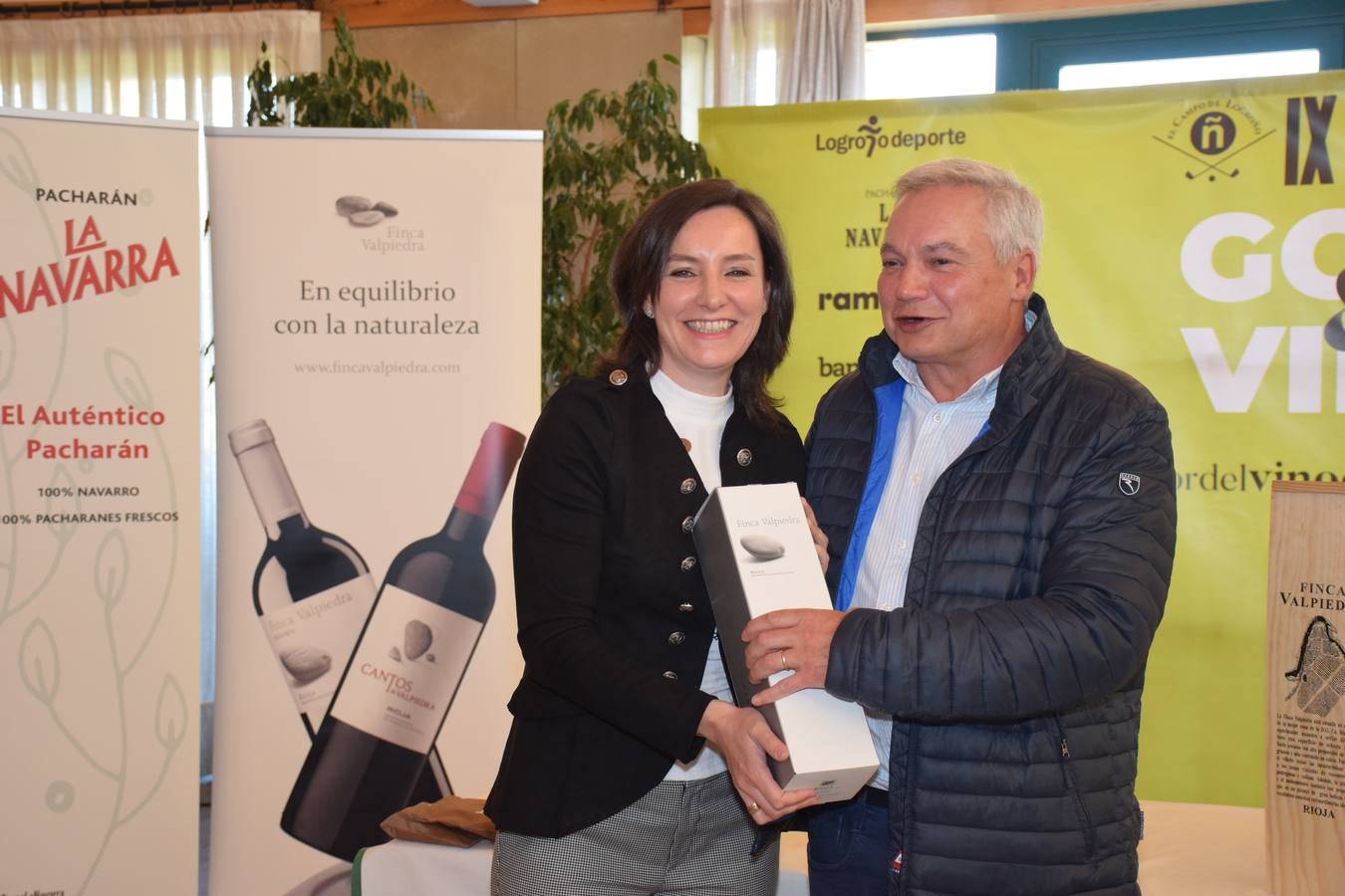 Entrega de premios del Torneo Finca Valpiedra, de la Liga de Golf y Vino.