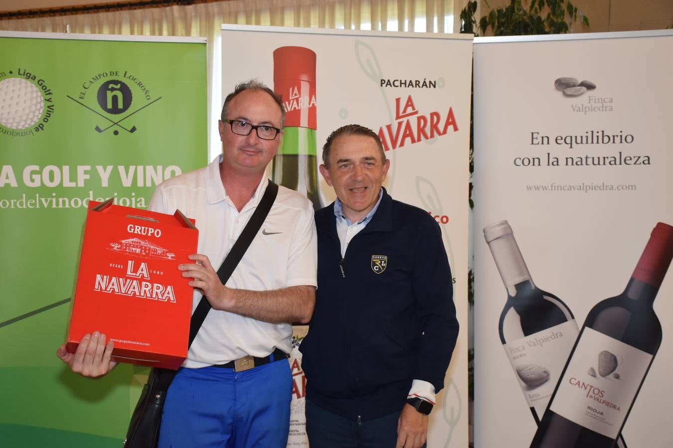 Entrega de premios del Torneo Finca Valpiedra, de la Liga de Golf y Vino.