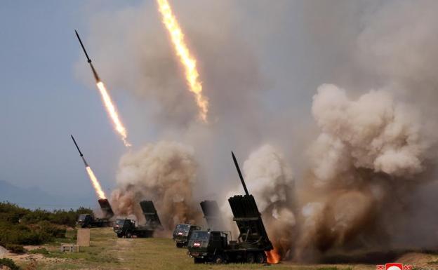 Corea del Norte dispara nuevos proyectiles cinco días después de su último desafío