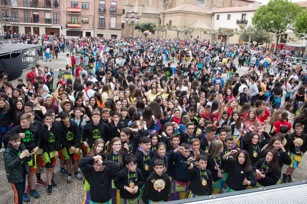 Fotos: Santo Domingo tira el cohete de las fiestas en honor a su patrón