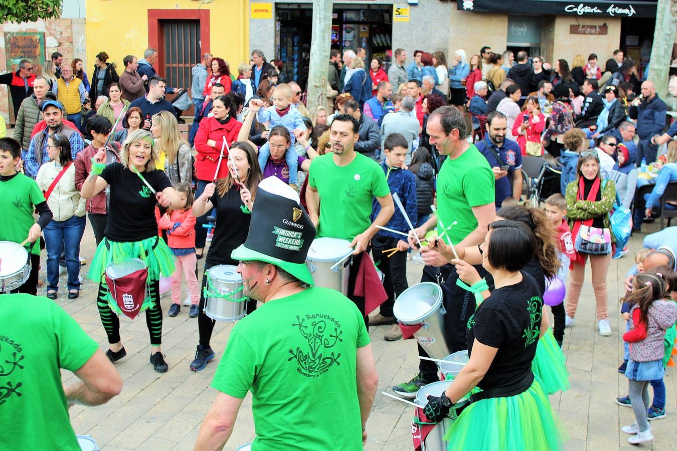 Fotos: Lanzamiento del cohete de las fiestas de San Isidro en Villamediana